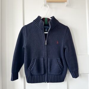 Polo Ralph Lauren Full Zip Sweater, size 2T